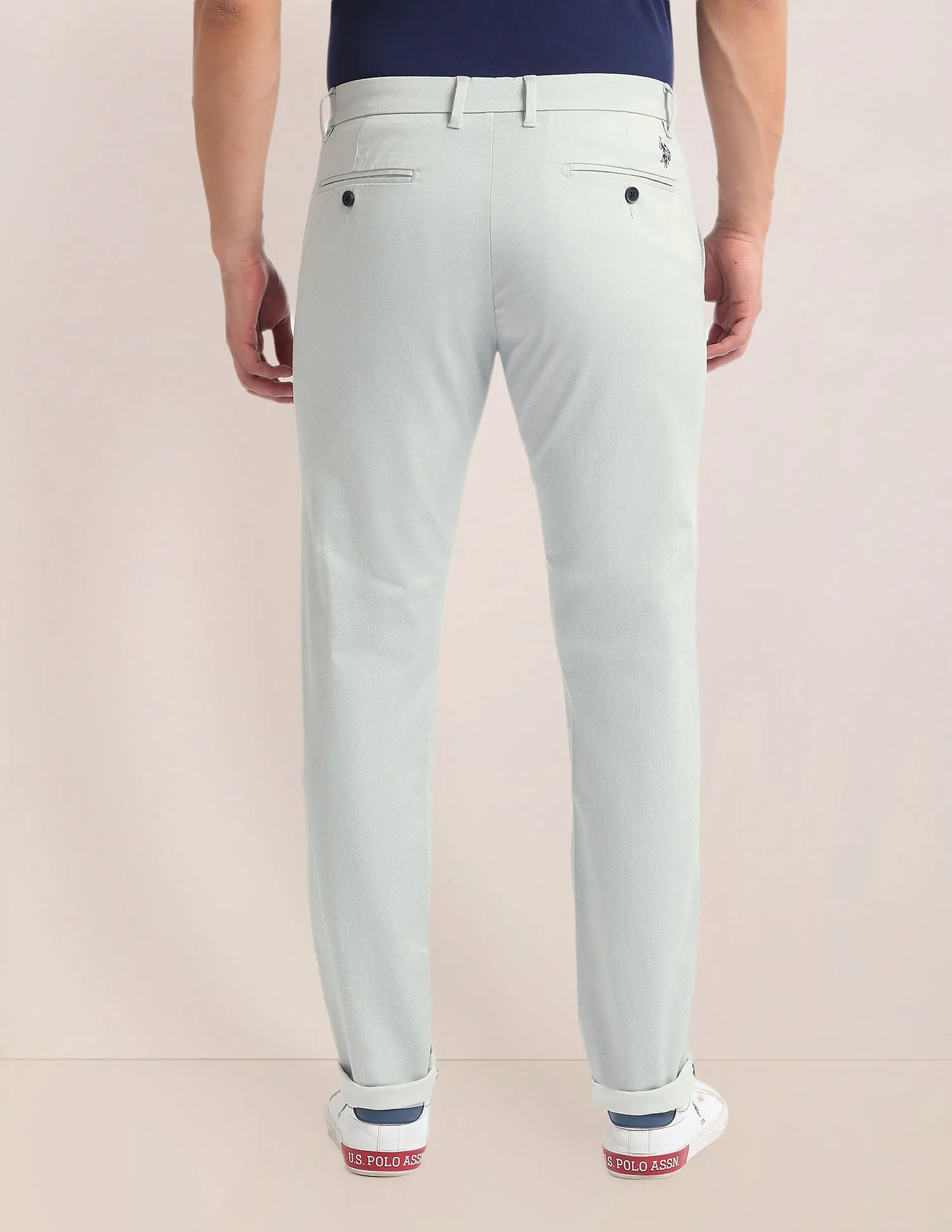 Austin Regular Fit Printed Chinos