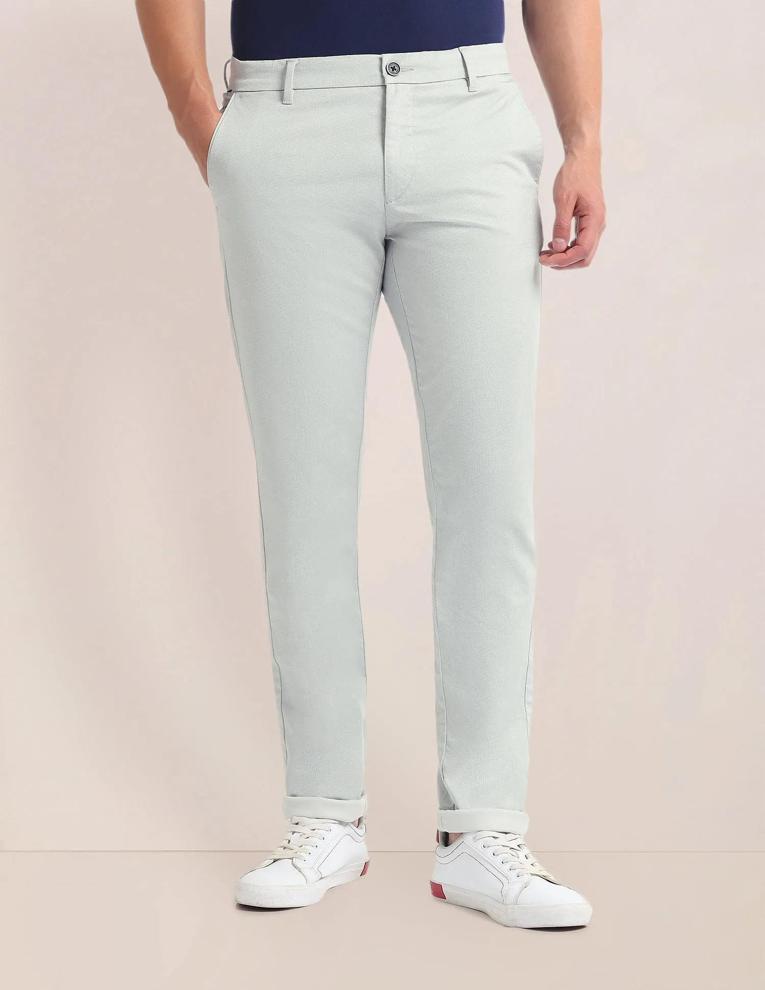 Austin Regular Fit Printed Chinos