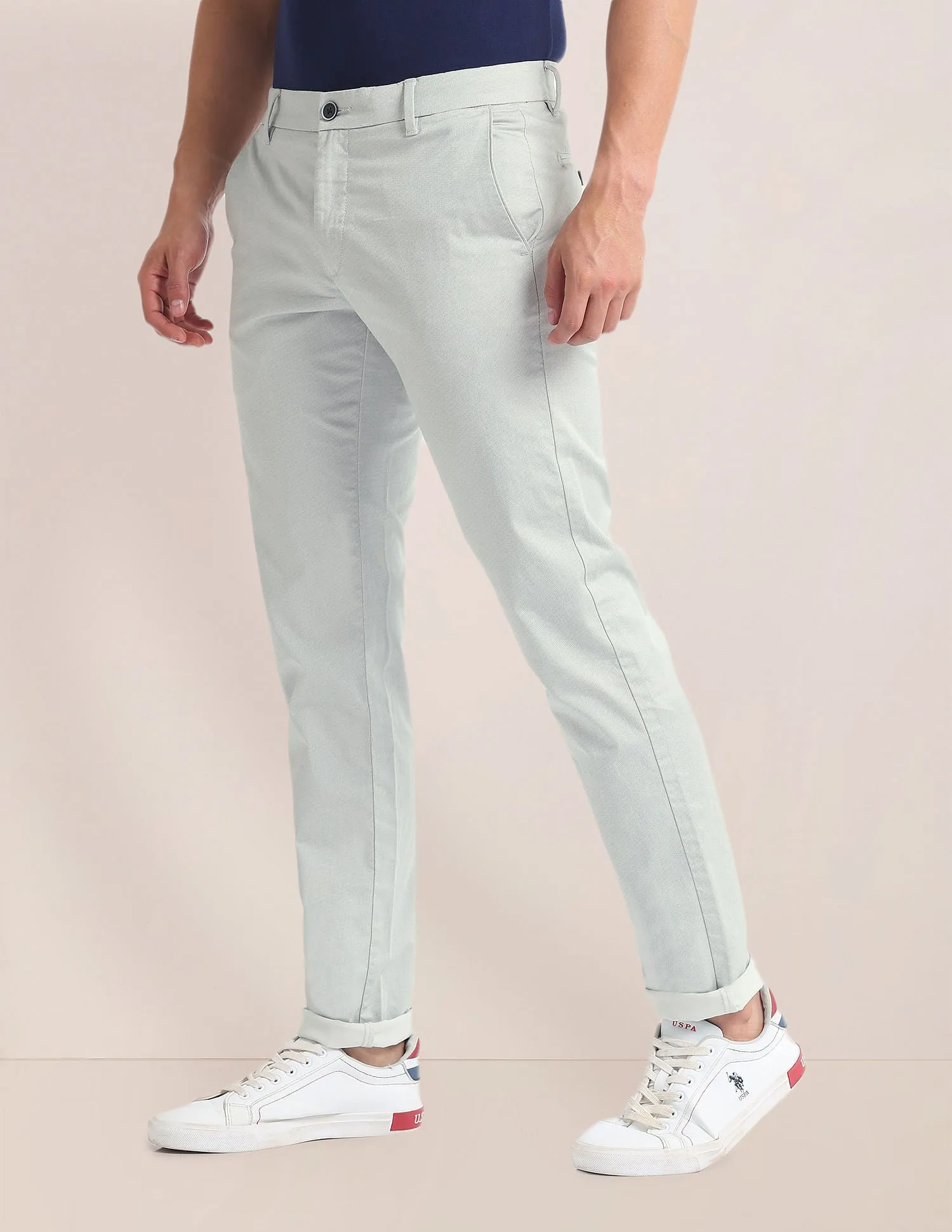 Austin Regular Fit Printed Chinos