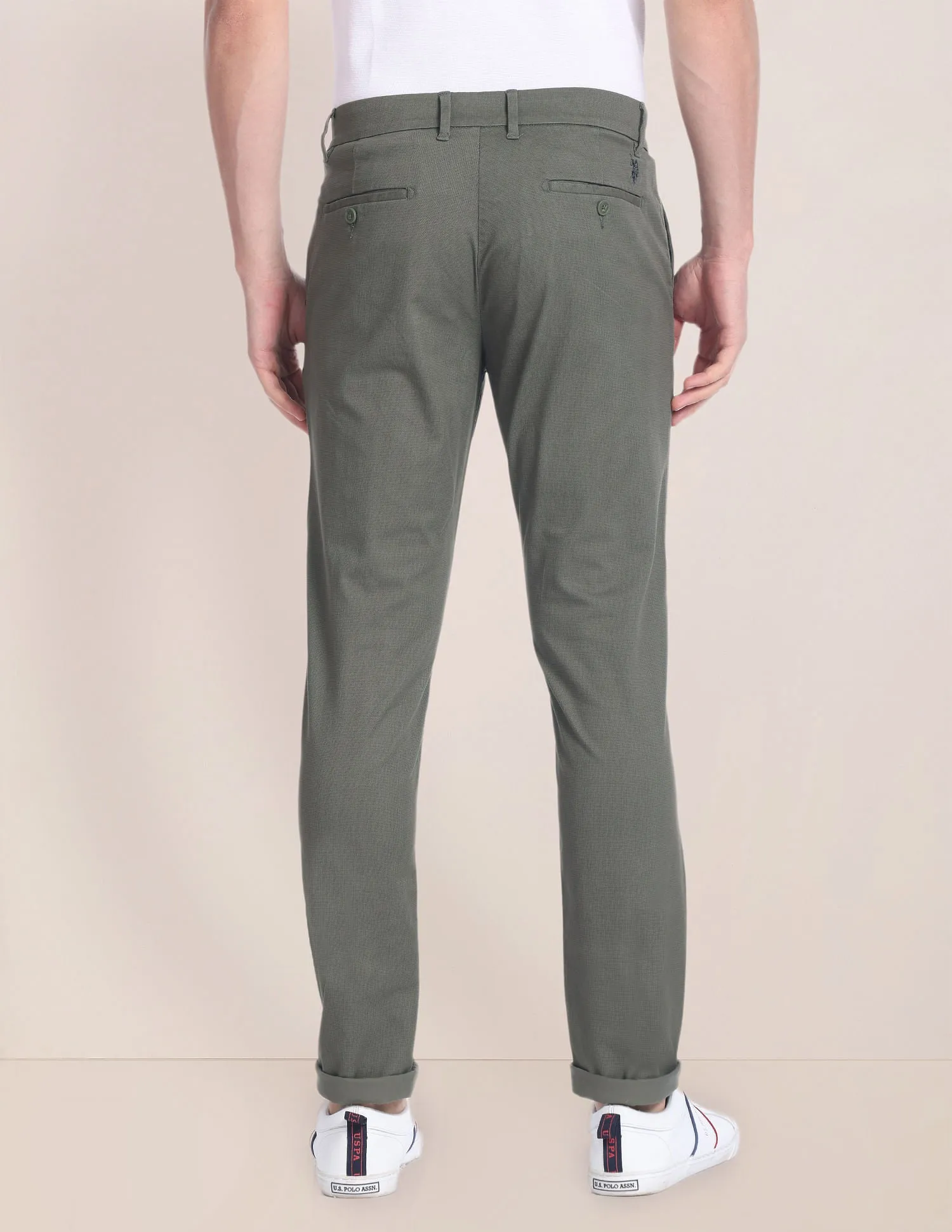 Austin Regular Fit Twill Trousers