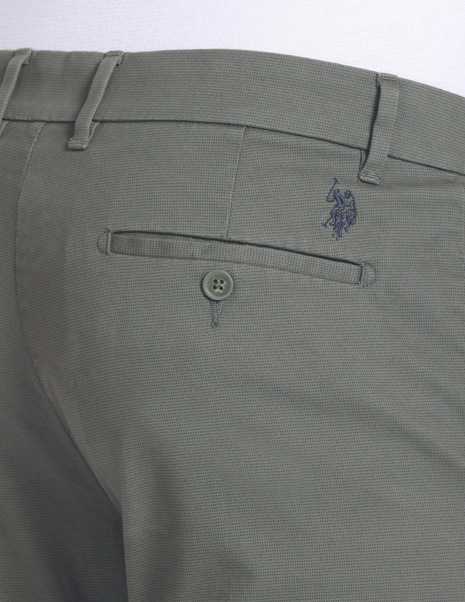 Austin Regular Fit Twill Trousers