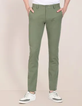 Austin Trim Fit Solid Casual Trousers