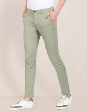 Austin Trim Fit Solid Casual Trousers