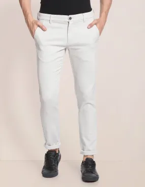 Austin Trim Fit Textured Casual Trousers