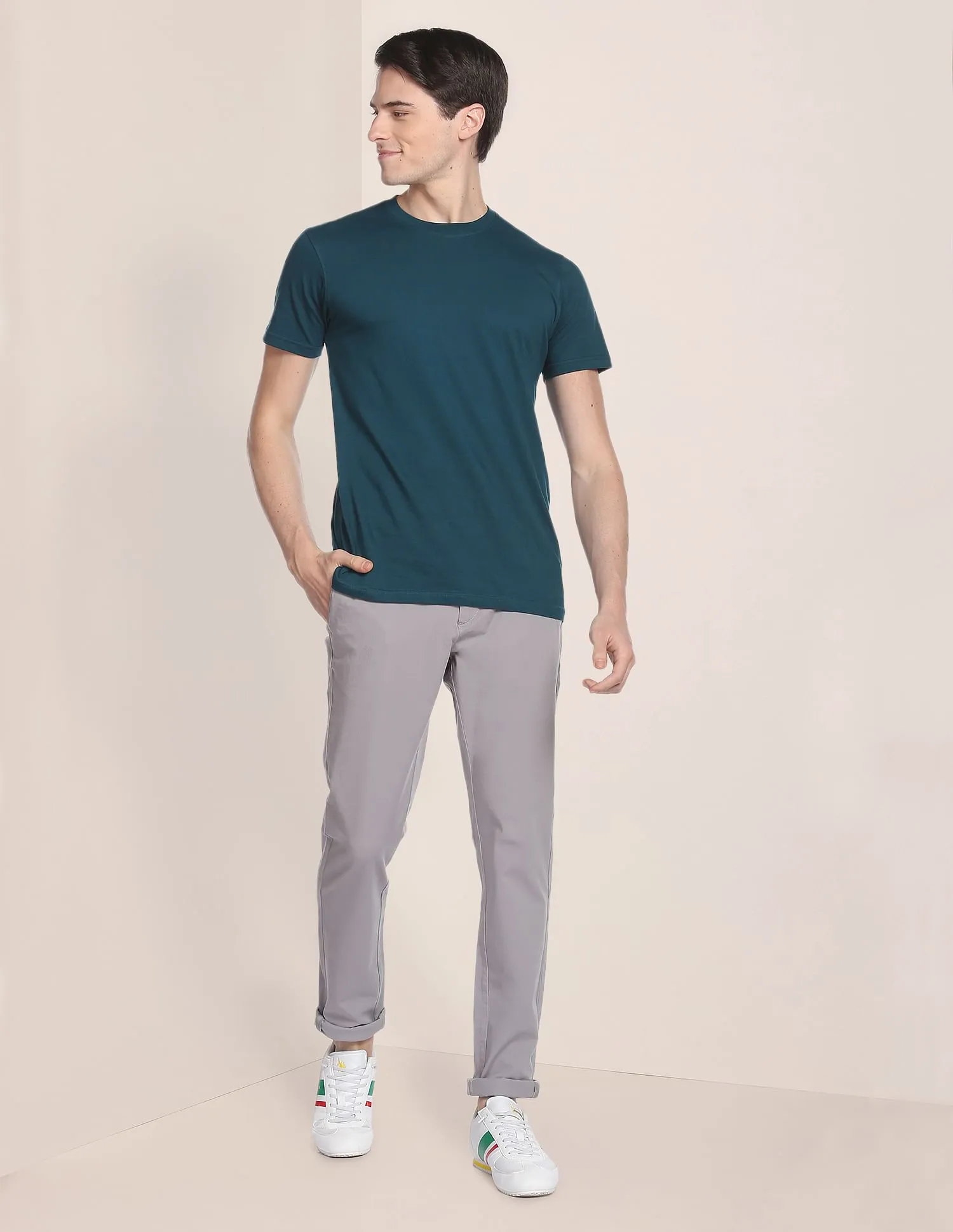 Austin Trim Fit Twill Chinos