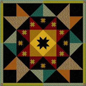 Autumn Farmhouse Evening Star Quilt Kit