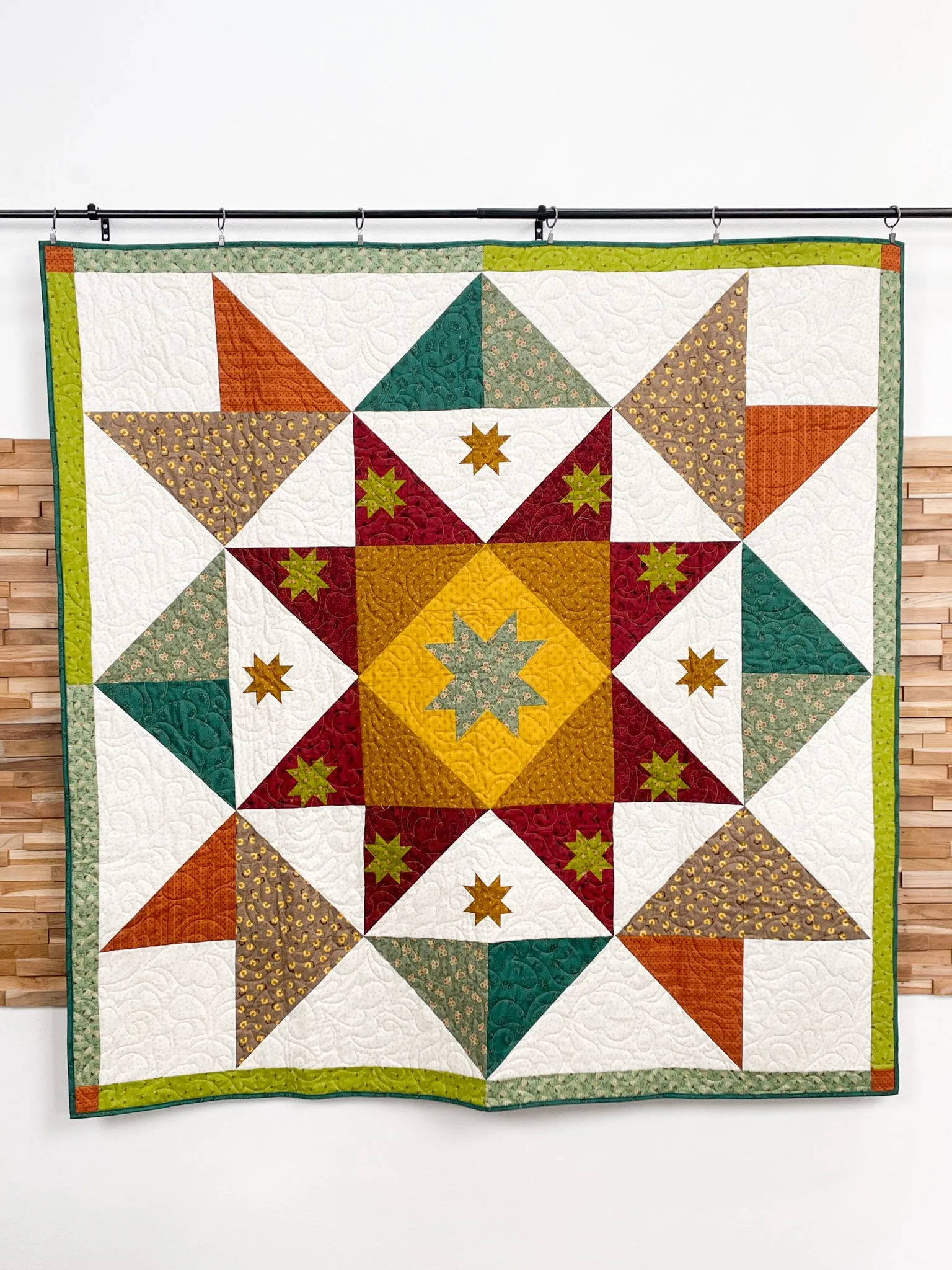 Autumn Farmhouse Morning Star Quilt Kit