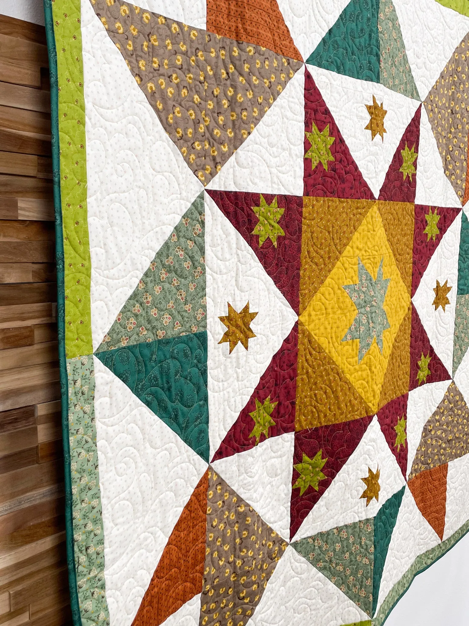 Autumn Farmhouse Morning Star Quilt Kit