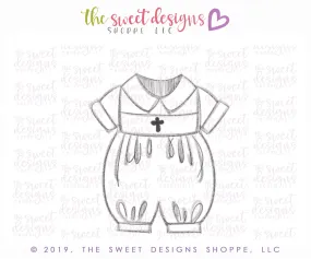 Baptism Bubble Romper - Cookie Cutter