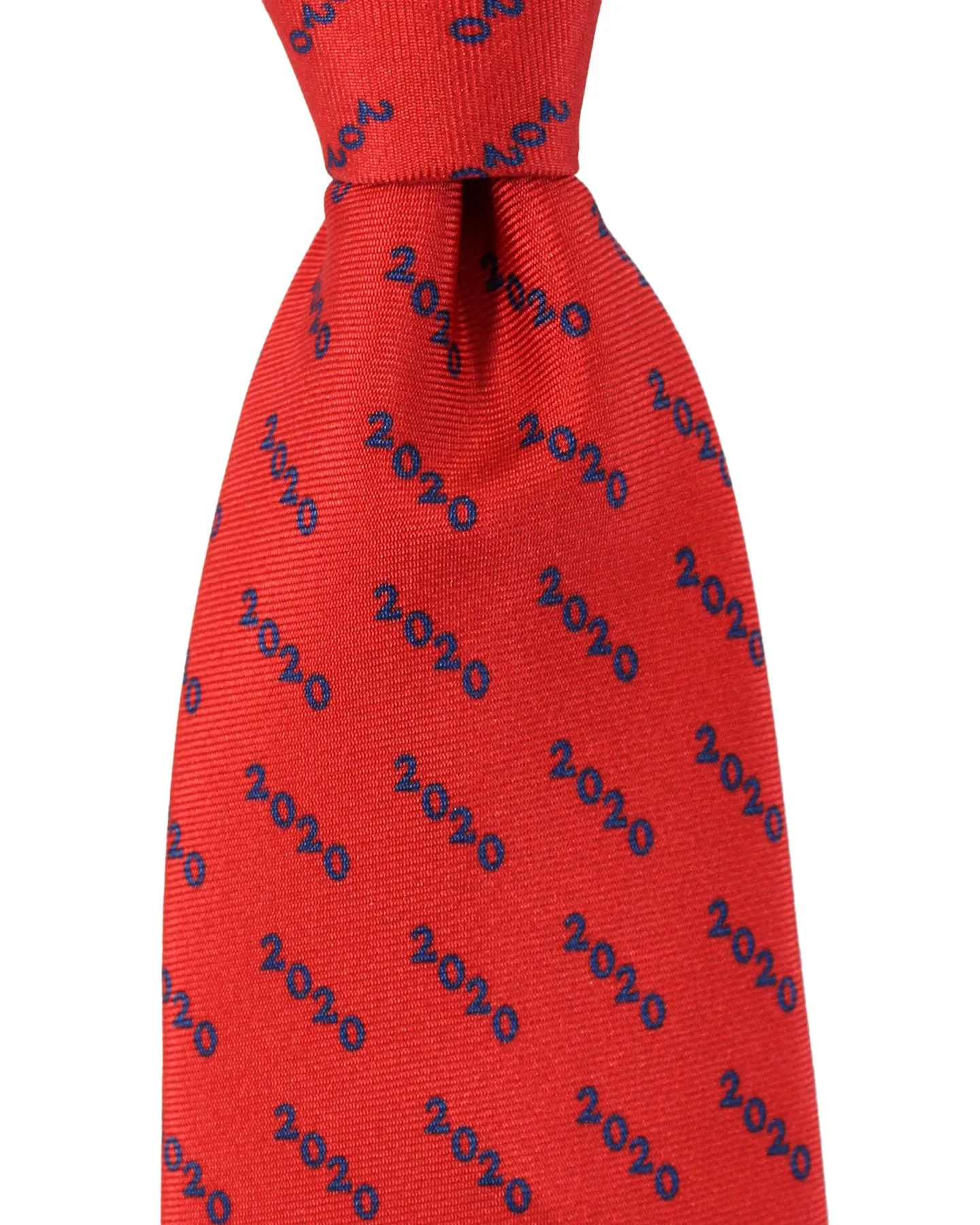 Battistoni Silk Tie Dark Red 2020 SALE