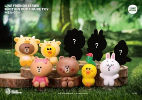 Beast Kingdom MEA-024 LINE FRIENDS Suction Cup Series Toy Set Mini Egg Attack Figure (6pcs)