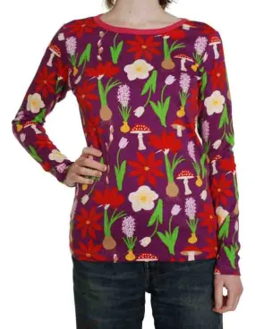 DUNS Long Sleeved T-shirt Adult - Winter Flowers