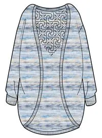 El Alto Cardigan - Multi Blue