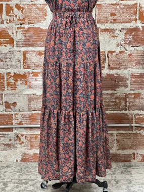 Flag and Anthem Magnolia Maxi Skirt in Multi Floral