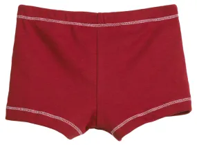 Girls Cotton "Boy Shorts" Underwear | Red