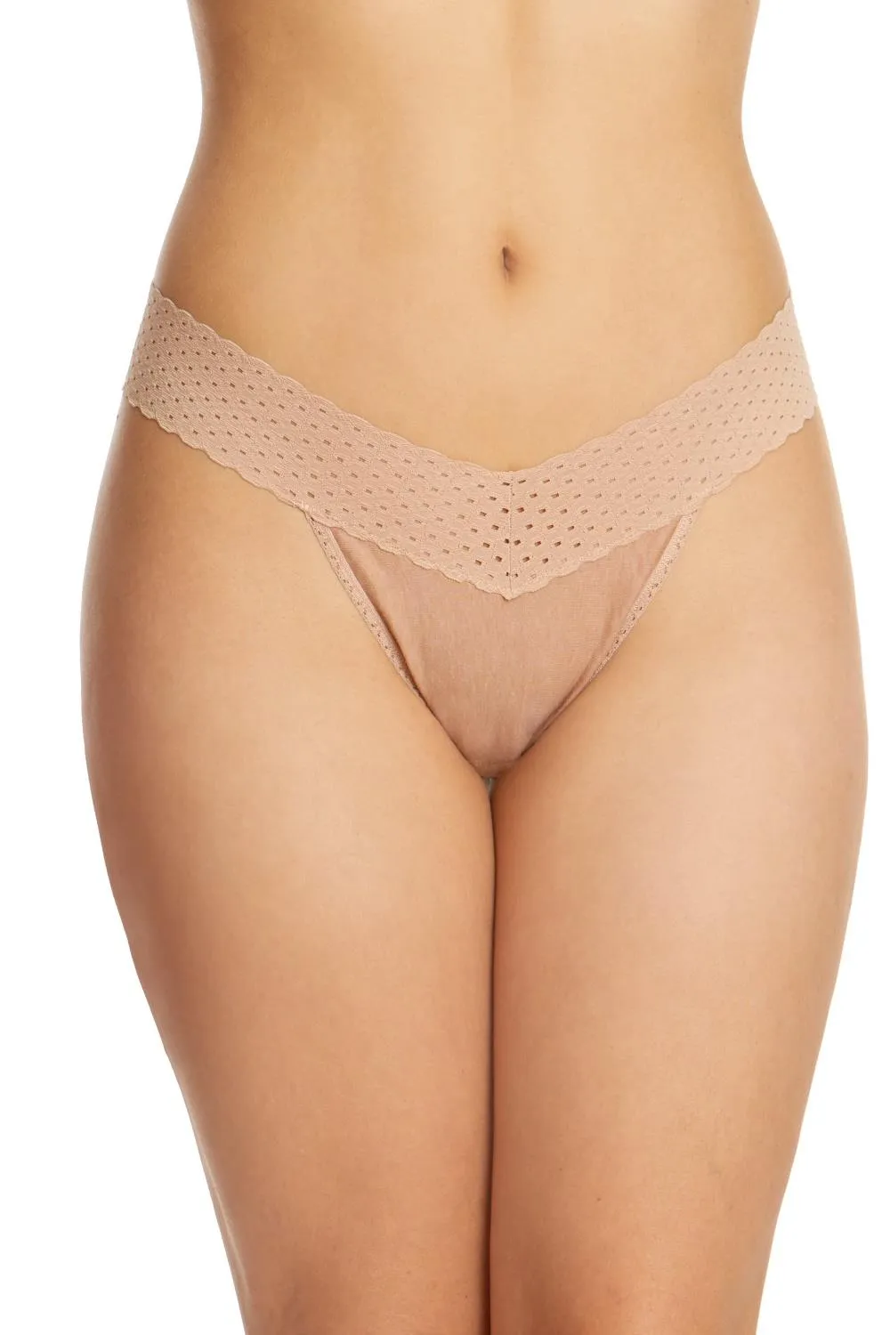 Hanky Panky Eco Cotton Original Rise Thong, Praline (791101)