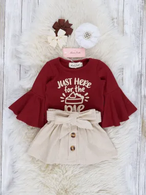 Ruby & Cream Here for the Pie Romper Outfit