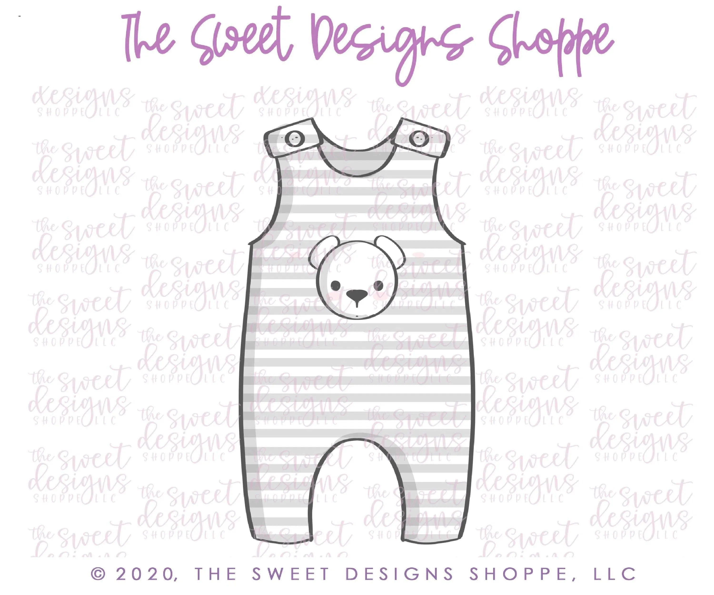 Sleeveless Baby Romper - Cookie Cutter