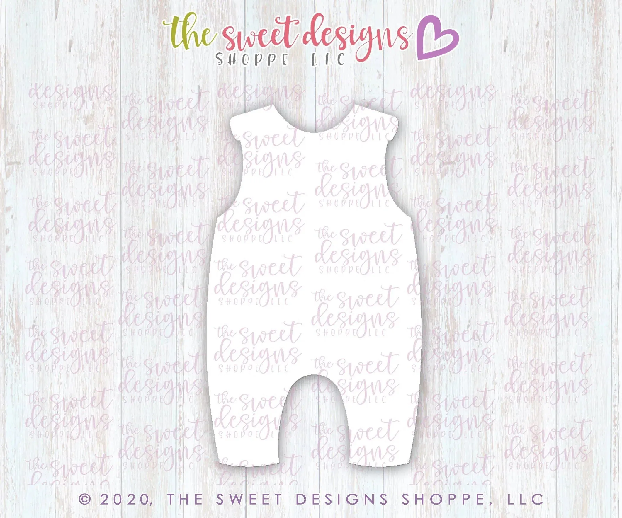 Sleeveless Baby Romper - Cookie Cutter