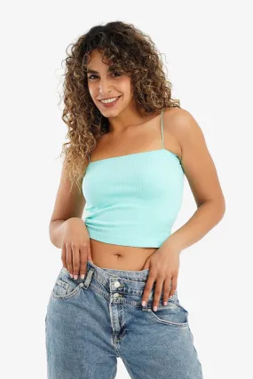 Spaghetti Straps Cropped Top