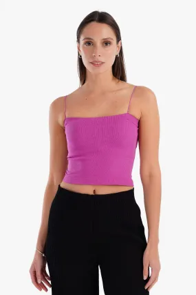 Spaghetti Straps Cropped Top