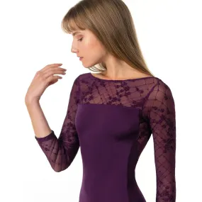 Suffolk Adult Evening Meadow 3/4 Sleeve Leotard