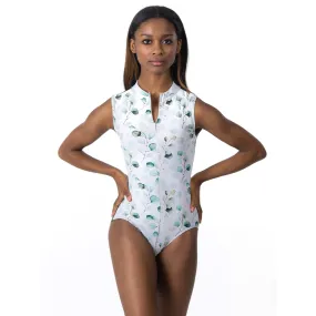 Suffolk Child Harvest Leaves Zip Front Leotard