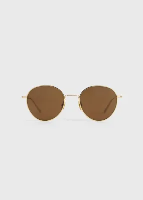 The Rounds sunglasses gold