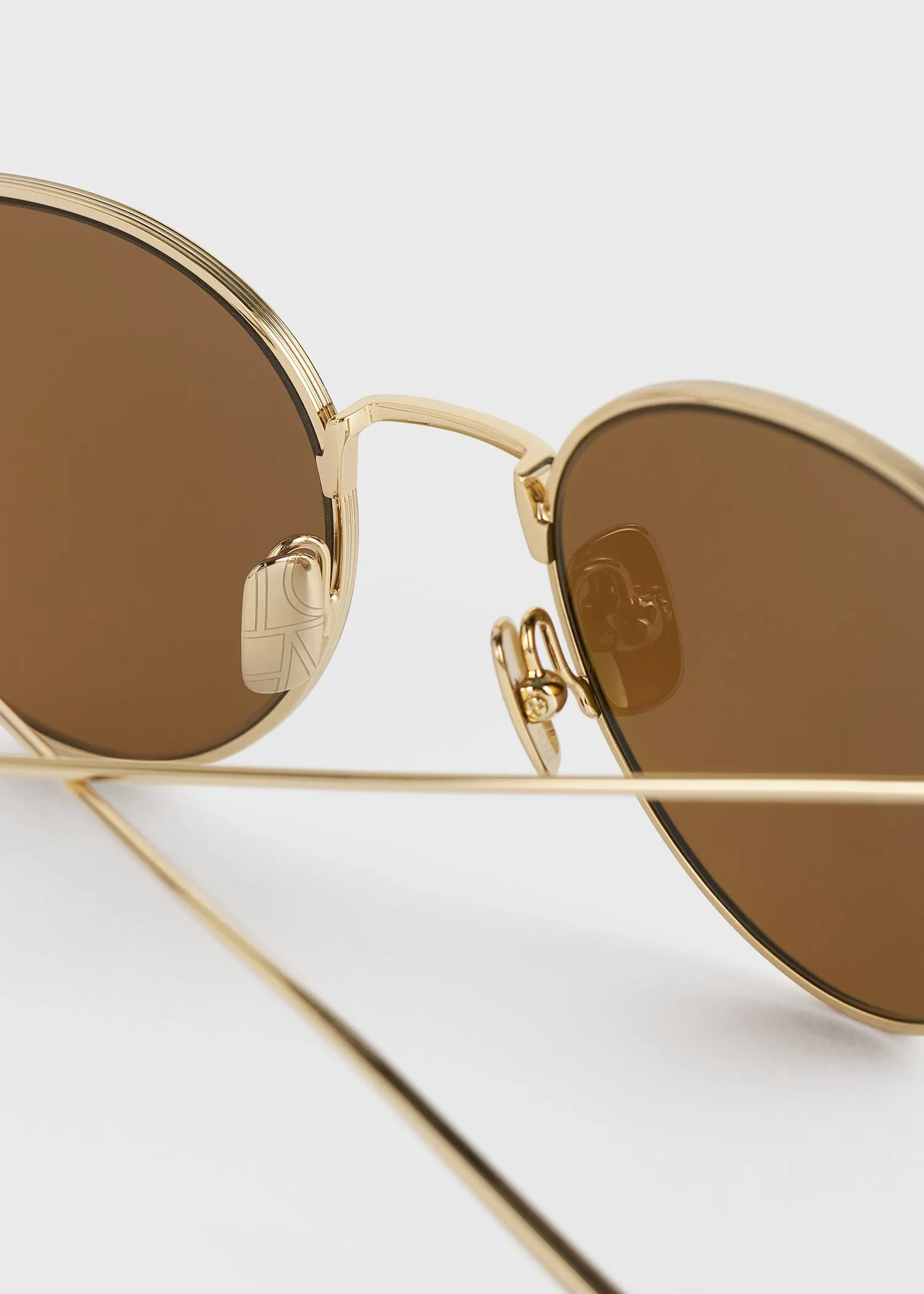 The Rounds sunglasses gold