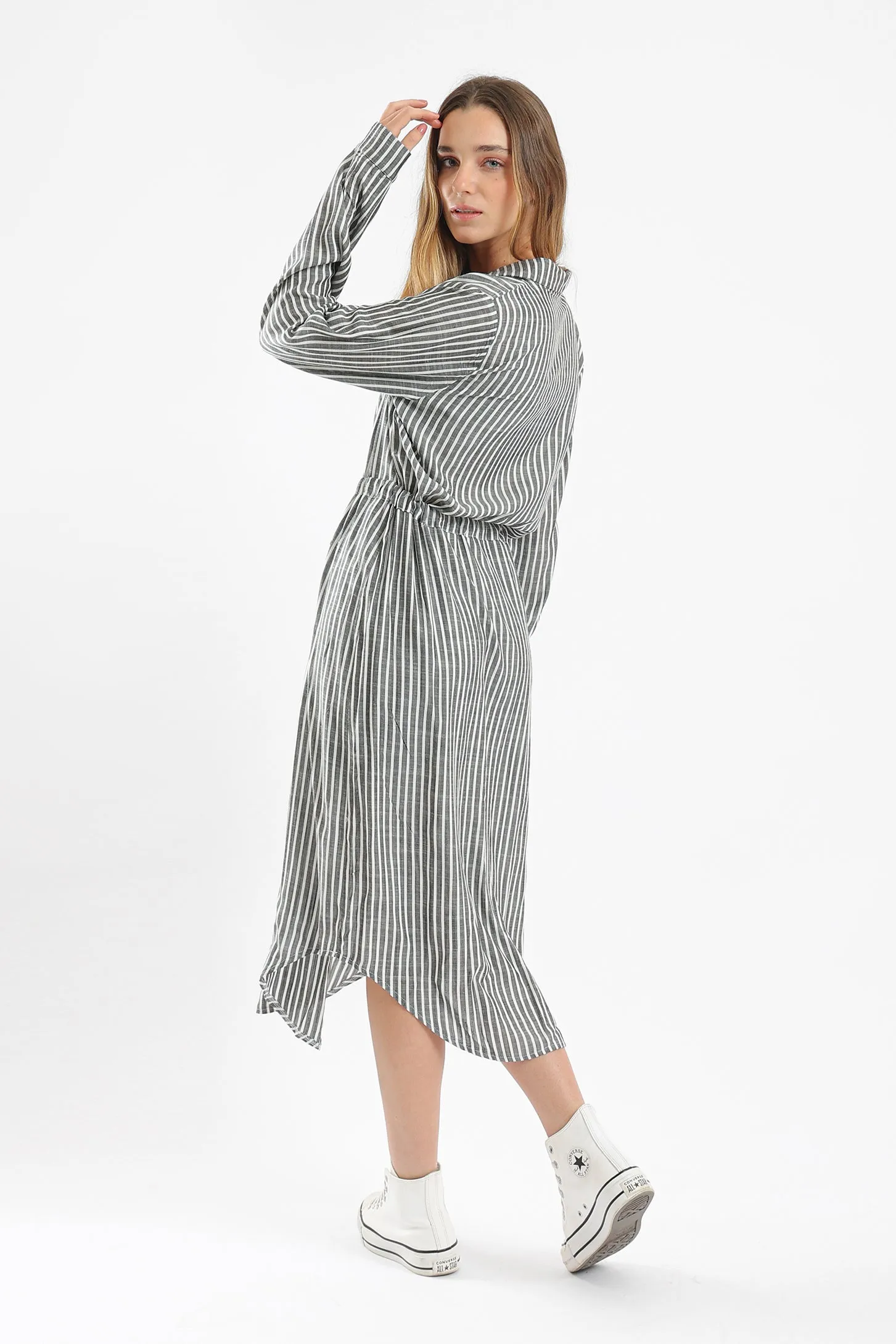 TIMELESS SHIRT DRESS - BLACK