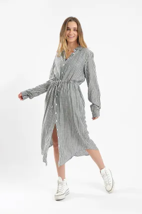 TIMELESS SHIRT DRESS - BLACK