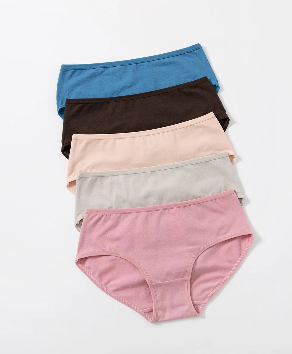 Warming Gemstones Cotton 5-in-1 pack Midi Panties