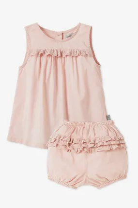 Wheat Marga Baby Girls Set - Rose